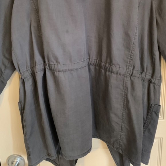 Caslon Open Front Draped Collar Utility Jacket - Picture 10 of 10